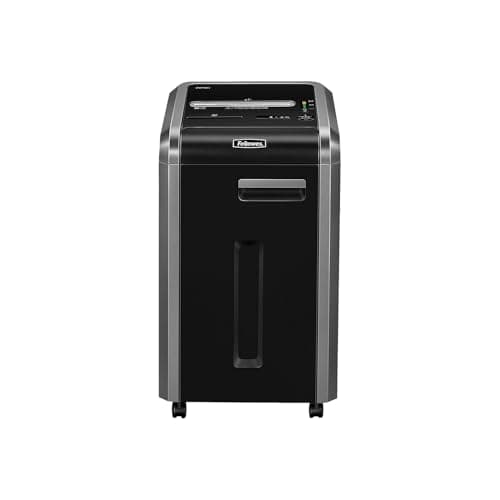 Fellowes Powershred 225Ci 22-Sheet 100% Jam-Proof Crosscut Paper Shredder Commercial Grade for Office, Black 3825001