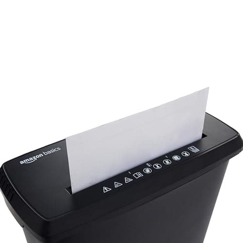 Amazon Basics Paper Shredder Lubricating Sheets for Cleaning and Sharpening Blades, Mess-Free, 24-Pack