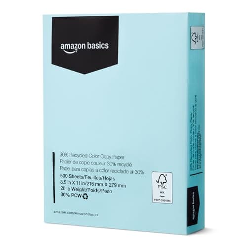 Papel Reciclado Azul Pastel Amazon Basics: Análisis Completo