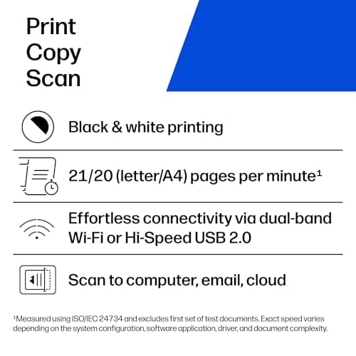 HP Laserjet MFP M140w Wireless Black & White Printer, Print, scan, Copy, Fast speeds, Easy Setup, Mobile Printing, Best-for-Small Teams
