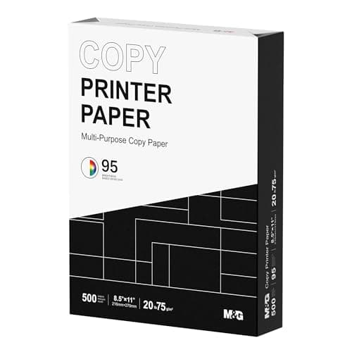 M&G Multipurpose Printer Paper Review – 500 Sheets, 20lb, 95 Bright
