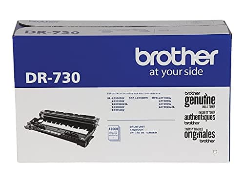 Brother Genuine DR730 Drum Unit, Up to 12,000 Page Yield (Not a Toner)