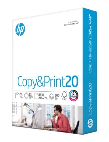 HP Printer Papier Review: 500 Vellen HP Copy & Print 20 lb Test