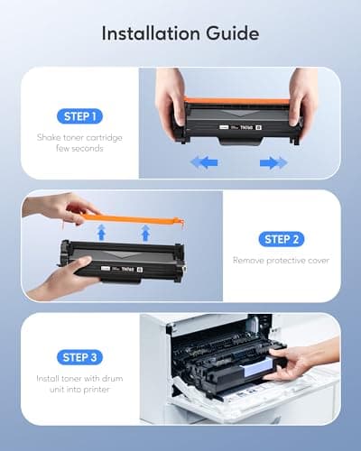 TN760 Toner Cartridges Replacement for Brother Toner TN-730/TN-760 Compatible HL-L2350DW MFC-L2710DW MFC-L2750DW HL-L2395DW HL-L2370DW DCP-L2550DW HL-L2390DW (Black, 2 Pack)