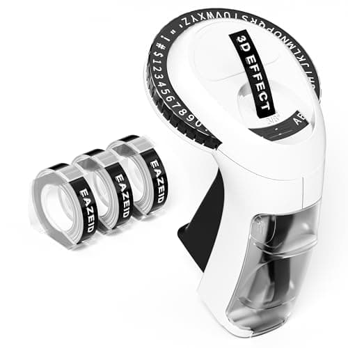 EazeID Embossing Label Maker Review – Retro Charm That Works