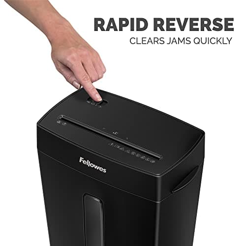 Fellowes P-40C 8 Sheet Cross-Cut Deskside Paper Shredder for Home Office