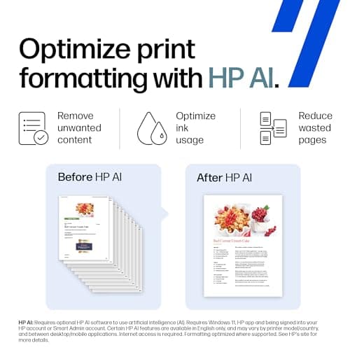 HP LaserJet Pro 4001dw Wireless Black & White Printer, Best-for-Office (2Z601F)