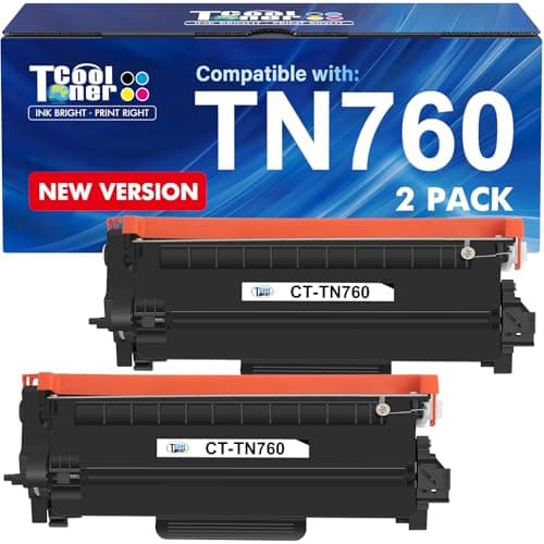 TN760 Toner för Brother – Test av kompatibel kartong (2-pack)