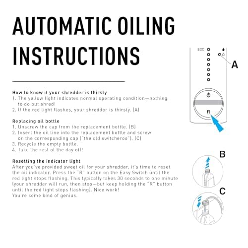 IDEAL 6 Bottles of Special High-Cling Lubricating Oil for ideal Shredders, Great for Any Automatic Oiler, Non-Toxic, Non-Detergent, Extend Life of Your Shredder (6 Bottles, 1 Quart Each)
