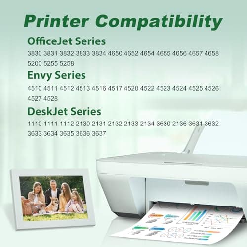 MYTONER 63XL Ink Cartridges Black and Color Replacement for HP Ink 63 63XL Ink Cartridge Combo Pack for HP OfficeJet 3830 4650 4652 4655 5255 5258 Envy 4520 4512 DeskJet 3630 3632 Printer 63 Ink