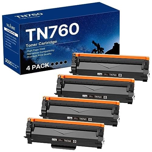 WEAREC TN760 Toner Test 2025: 4er-Pack für Brother-Drucker